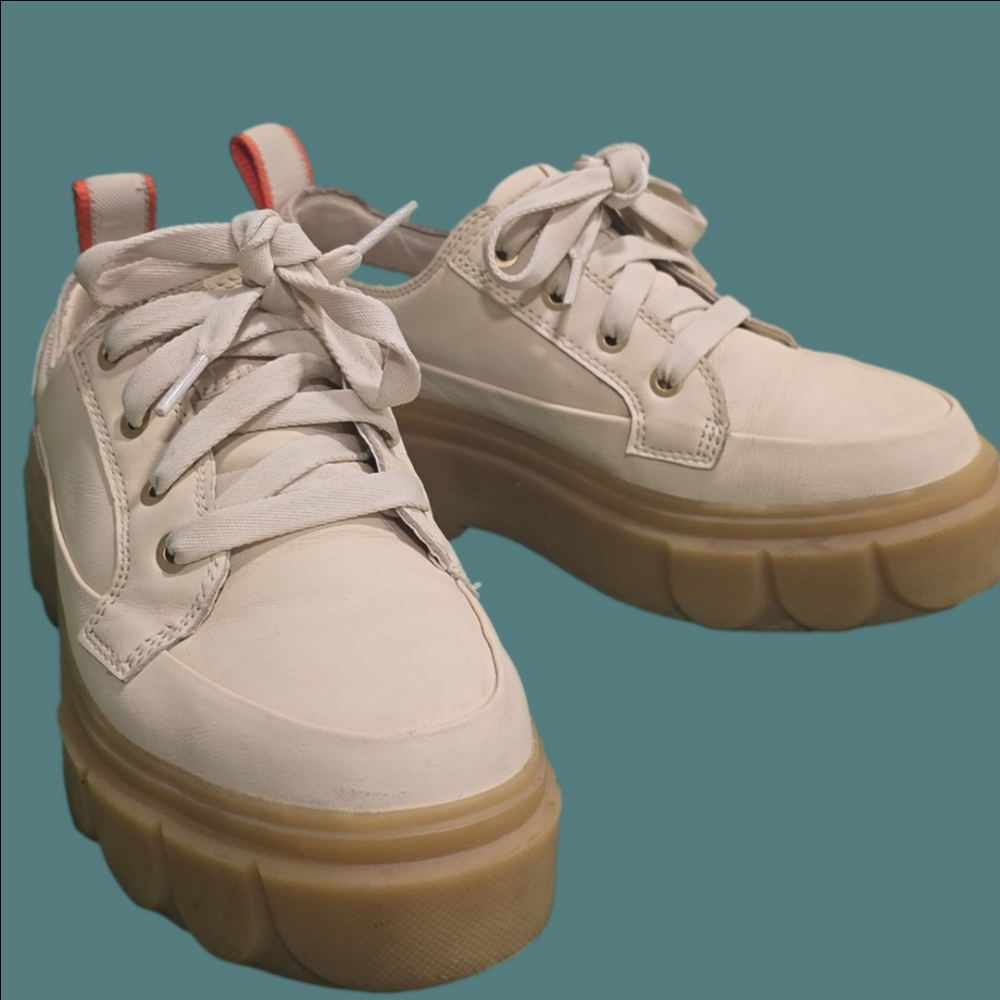 SOREL Cream Caribou X Sneakers Chunky Platform 8.5 - Picture 2 of 12